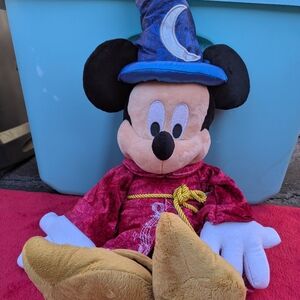 Disney Parks Exclusive 22" Mickey Mouse Sorcerer Plush